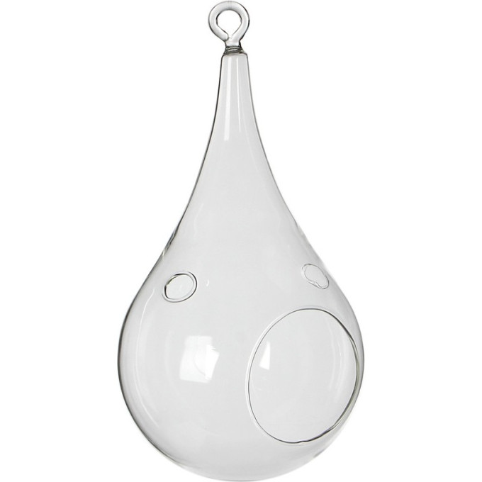 Колба капля MICA DECORATIONS, 27*15 см, прозрачная 61036