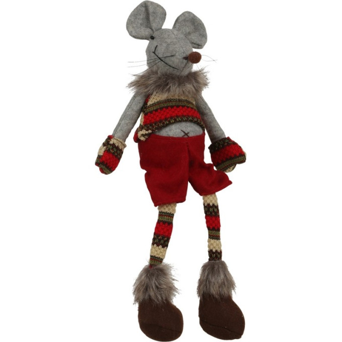 Мышь HOUSE OF SEASONS, 15*8*42 см, красная 83923