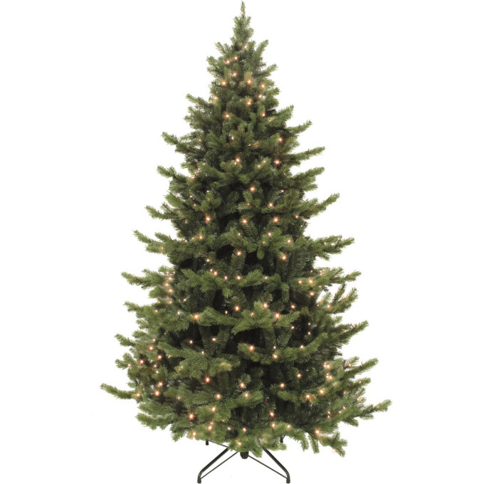 Новогодняя елка TRIUMPH TREE, Шервуд премиум, 155 см, 120 ламп, зеленая 73713